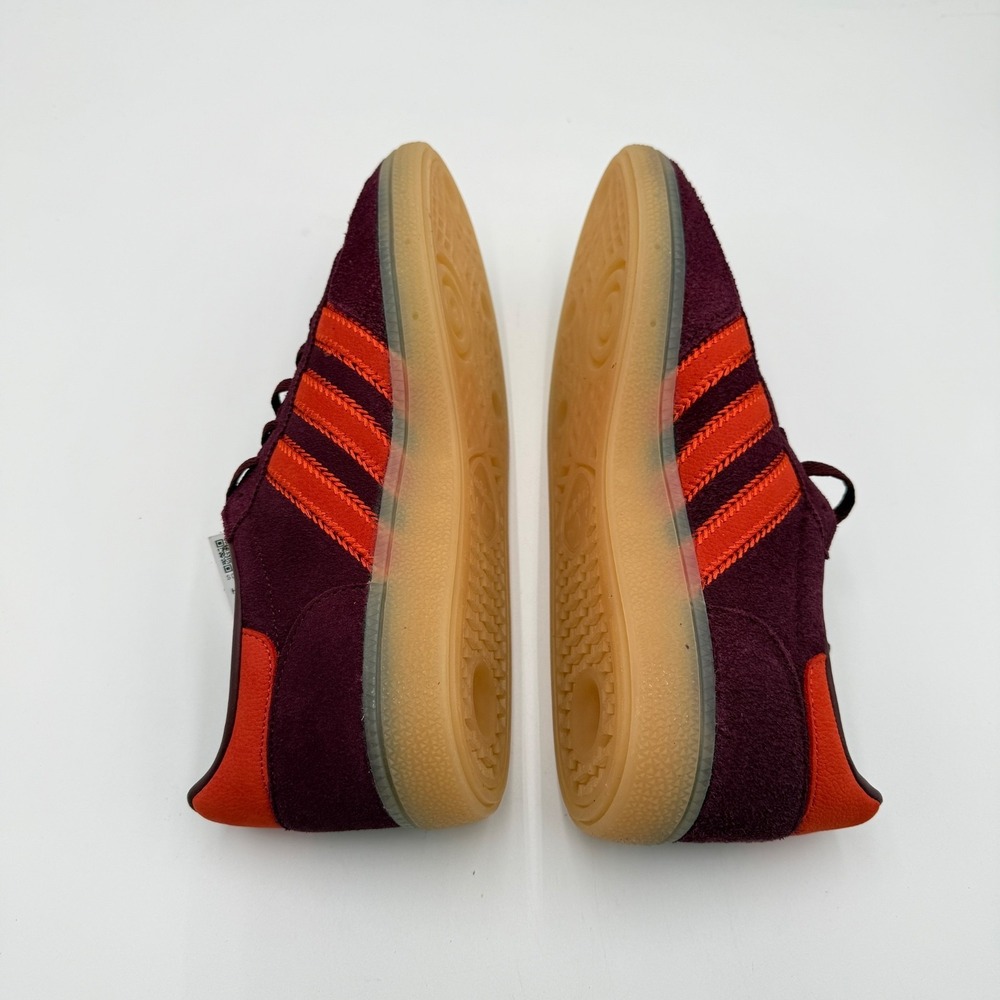 Adidas Originals Womens Size 9.5 Maroon Red Handball Spezial Sneakers JR0848 NEW - Picture 5 of 7